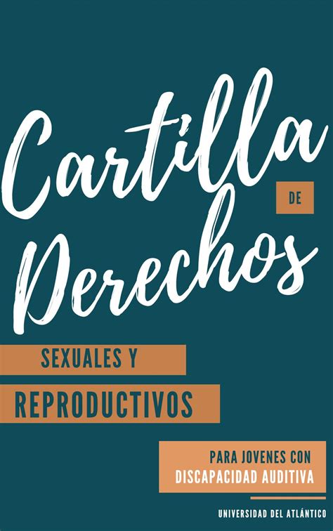 Calam O Cartilla De Educaci N Sexual Para Adolescentes Con