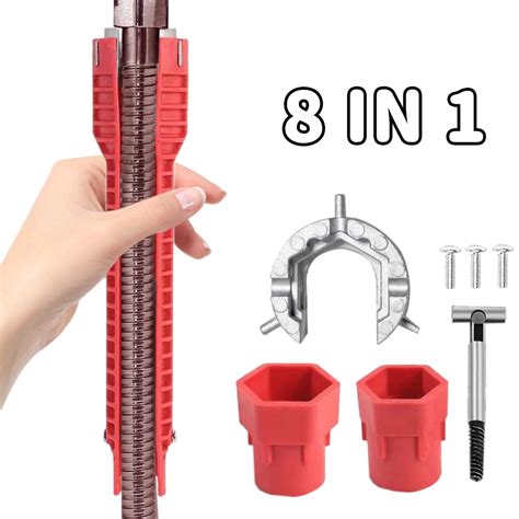 In Flume Wrench Sink Faucet Plumbing Tools Magic Wrench Anti Slip