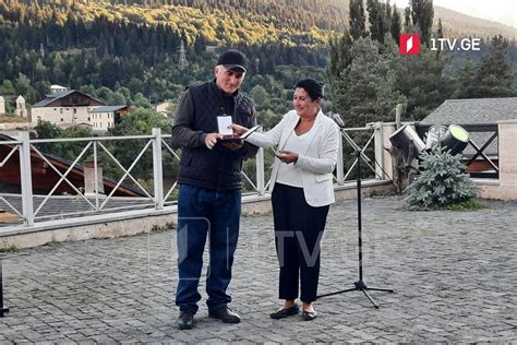 President Awards Medal Of Honor To Svaneti Treasure Guardians Deputy