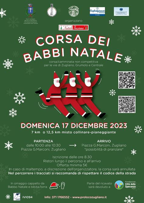 Corsa Dei Babbi Natale Pro Loco Zugliano