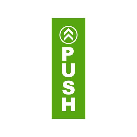 push sign  signs