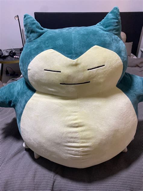 Giant Snorlax Plush Toy Hobbies Toys Toys Games On Carousell