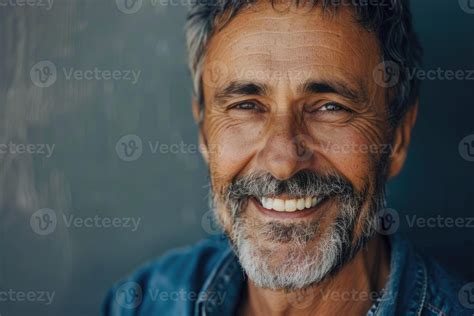 Portrait Of A Smiling Mature Handsome Man 46179889 Stock Photo At Vecteezy