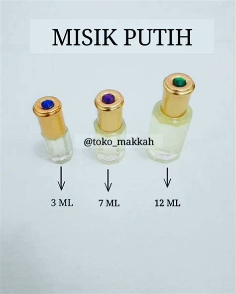 Jual Minyak Wangi Bibit Misik Putih Kental 12ml Misik Putih Asli