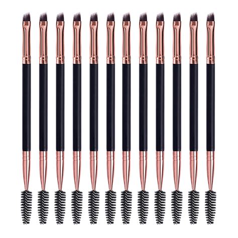 Pieces Eyebrow Brush Angled Brow Brush And Spoolie Brush Double