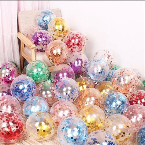 Confete Metilizado Bal O Bexiga Cristal Trasnparente Bubble Ballon Cake