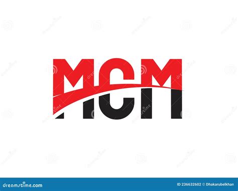 Mcm Letter Initial Logo Design Stock Vector Illustration Of Icon