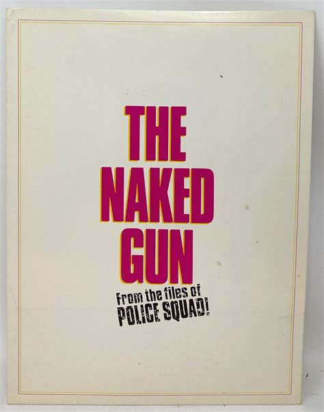 1988 The Naked Gun Leslie Nielsen Priscilla Presley O J Simpson Press