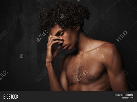 Shirtless Black Man Image Photo Free Trial Bigstock