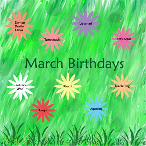 March Birthdays by Beyblade-Lovers on DeviantArt