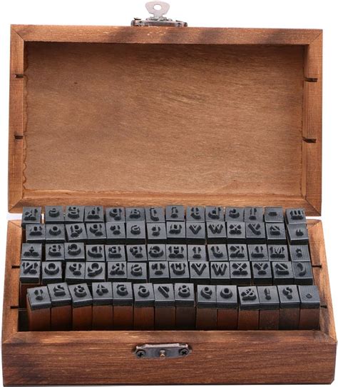 Dedoot Alphabet Stamps 70 Piece Rubber Stamp Letters And Numbers