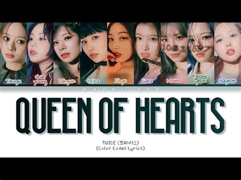 Twice Queen Of Hearts Tradu O Legendado Color Coded Lyrics