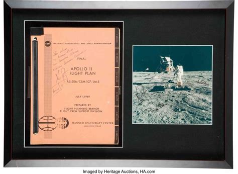 Apollo 11 Flight Plan Signed By Neil Armstrong At Heritage Auctions