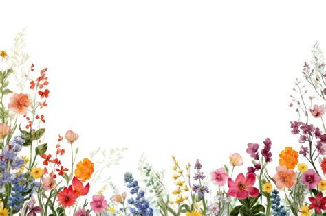 Floral Border Backgrounds Outdoors Pattern Free Photo Illustration