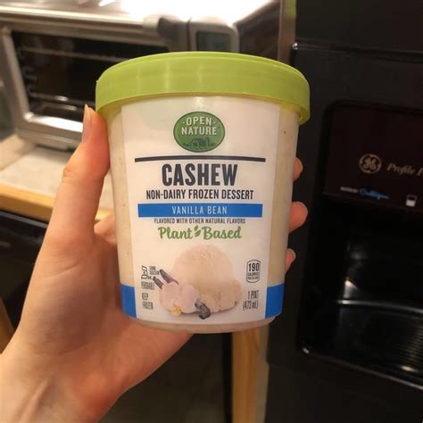 Open Nature Cashew Non Dairy Frozen Dessert Vanilla Bean Review Abillion