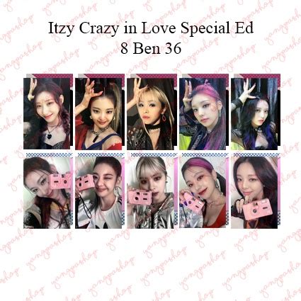 Jual Ready Set Itzy Special Edition Crazy In Love Isji Photobook