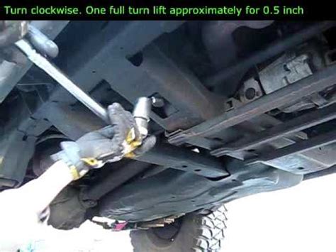 How To Adjust Torsion Bar On Hummer H3 How To Level Hummer H3 By