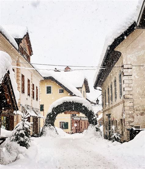 Recent snowfalls have transformed Kranjska Gora into a winter wonderland