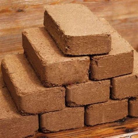 Brown Rectangular Coco Peat Briquette Packaging Size Gm At Rs