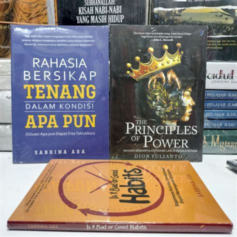 Paket 3 Buku Rahasia Bersikap Tenang Dalam Kondisi Apapun The