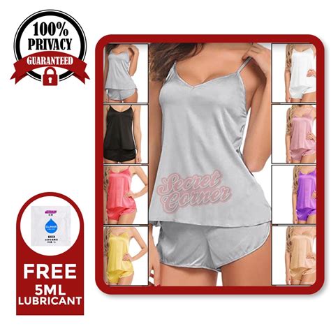 Secret Corner Valerie Sexy Lace Silk Nighties For Women Sexy Lingerie Sleepwear For Women