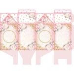 Kit 10 Caixas Milk Floral Rosa Desmontada Shopee Brasil