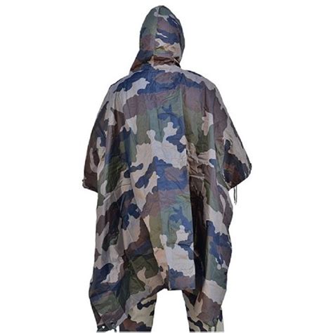 Poncho Militaire Mil Tec Coloris Camouflage Ce