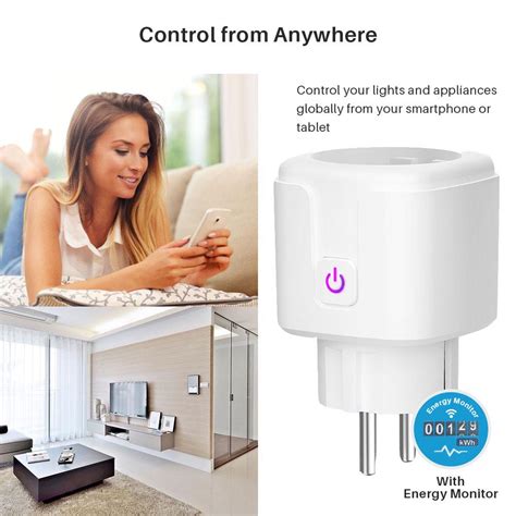 Buy Smart Plug Wifi Socket Eu A Power Monitor Timing Function Tuya