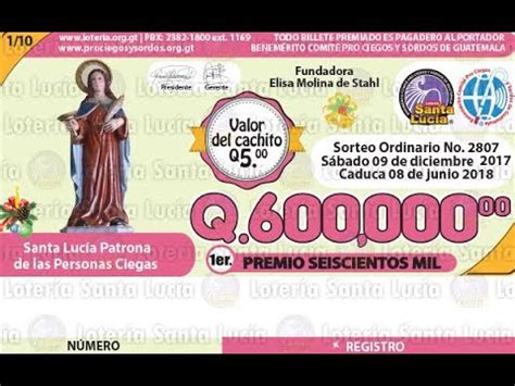 Sorteo Ordinario No 2807 YouTube