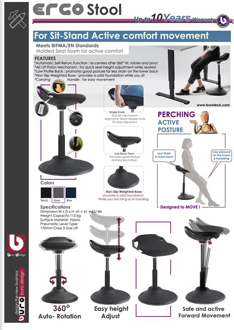 Ergo Stool Buroseat