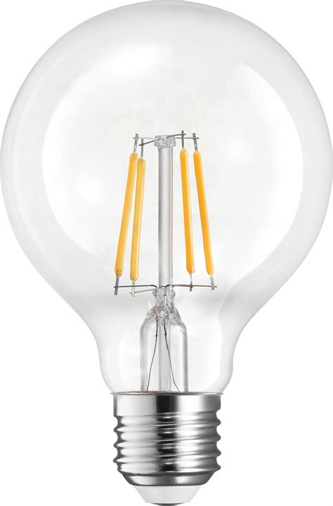 Led Lux Żarówka Led Filament Edison Ozdobna E27 G95 6W Ww