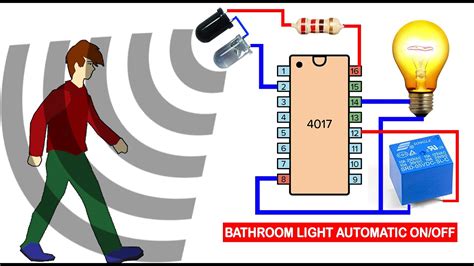 Motion Sensor Light Switch Using CD4017 IR Sensor With, 42% OFF