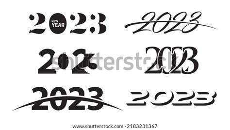 Set 2023 Logo Design Vector Isolated Stock Vector (Royalty Free) 2183231367 | Shutterstock