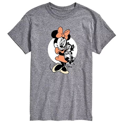 Disney S Minnie Mouse And Figaro Men S Graphic Tee