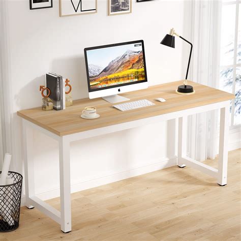 Modern Simple Desk Computer Table Office Desks With Metal Legs And