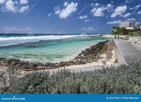 Boardwalk At Hastings Rocks Barbados Editorial Image Cartoondealer