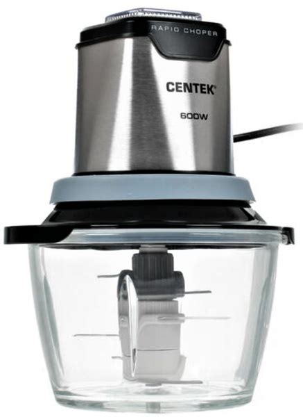 Измельчитель Centek кухонный электрический/Чоппер CT-1392 черный/600Вт ...