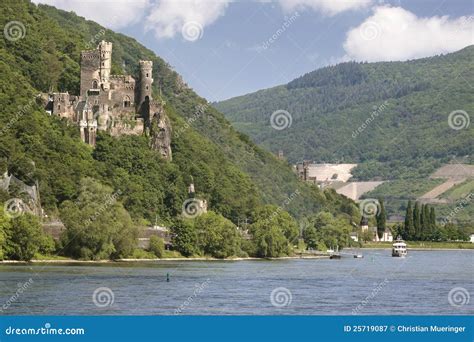 Castle Reichenstein Middle Rhine Valley Stock Image Image Of