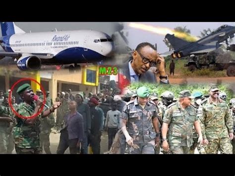 UN AVION MILITAIRE RWANDAIS BLOQUÉ A GOMA AVEC 10 GENERAUX HUNTUS LE