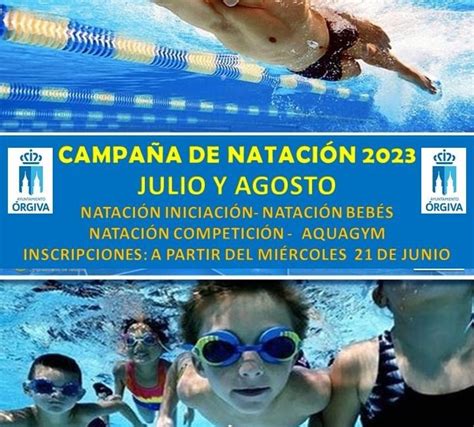 Campaña de Natación 2023 Ayuntamiento de Órgiva