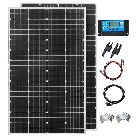 Panel Solar R Gido De Vidrio 19 8 V 200W 26 4 W 200W Monocristalino