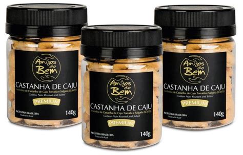 Combo 3 Castanha de Caju Premium 140g - Amigos do Bem - Castanha ...