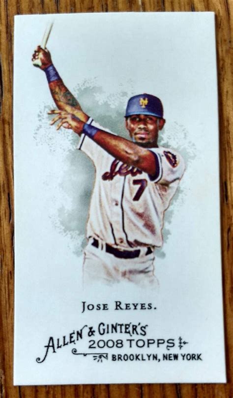 2008 Topps Allen Ginter S Mini 90 Jose Reyes For Sale Online EBay