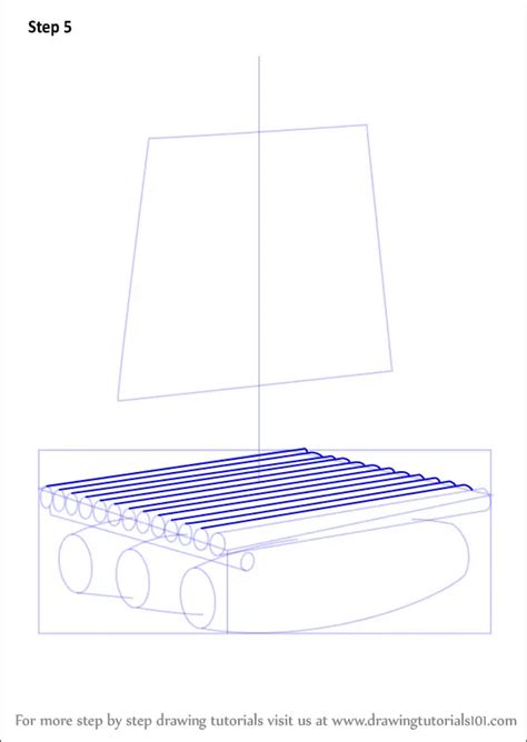 How To Draw A Wooden Raft Boats And Ships Step By Step