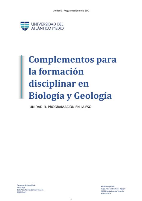 Tema 3 Complementos para la formación disciplinar de Bio Carretera