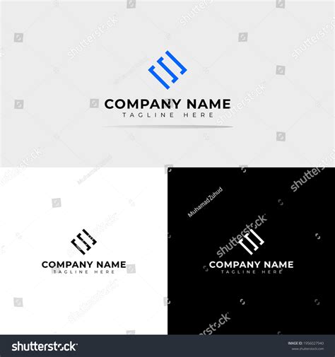 Simple Logo Vector Line Art Letter Stock Vector (Royalty Free ...