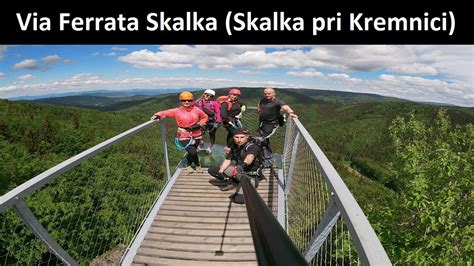 Via Ferrata Skalka Skalka Pri Kremnici Youtube