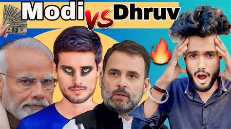 Dhruv Rathee Vs Pm Modi Roast Modi Vs Dhruv Rathee Dhruv Rathee