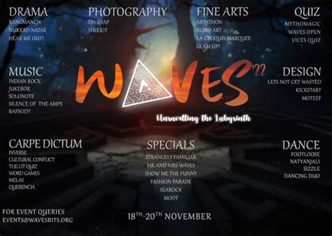 Waves 2022 Bits Pilani Goas Annual Cultural Extravaganza Creates An