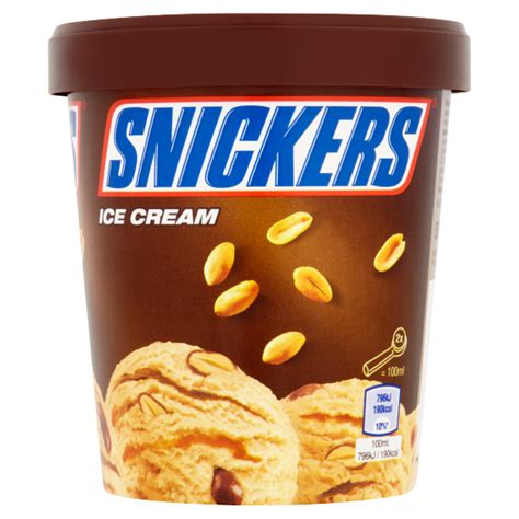 Snickers Chocolate Peanut Ice Cream Tub 500ml We Get Any Stock